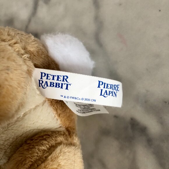 Official Peter Rabbit Plush 10" Stuffed Animal Bunny Blue Jacket 2020 Easter - Picture 3 of 5